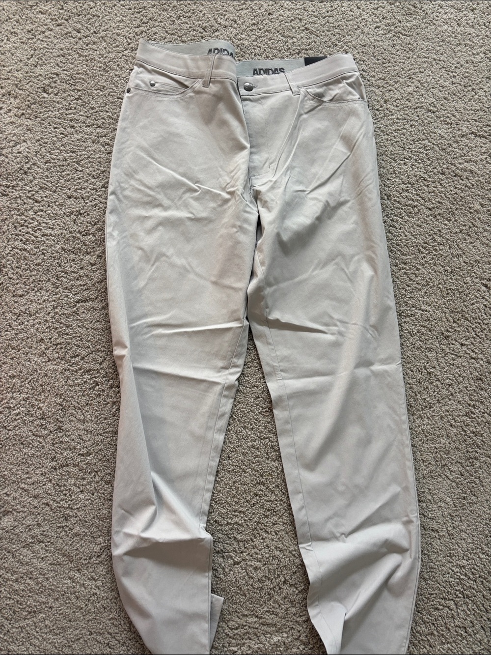 adidas Men's Light Beige Chino Pants
